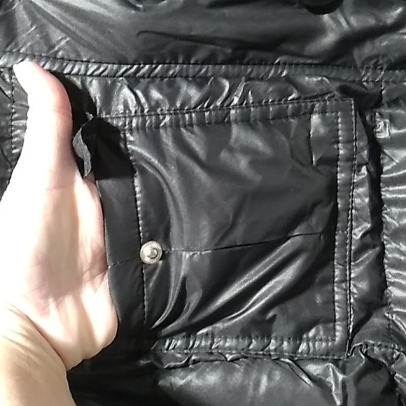 RARE! LJR JR Puffer Coat Zip/Snap Button Closure Sz.L - Picture 6 of 15